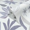 Marburg|Papier Peint fleurs blanches, violettes|Papier Peint