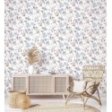 Marburg|Wallpaper flowers white, purple|Wallpaper