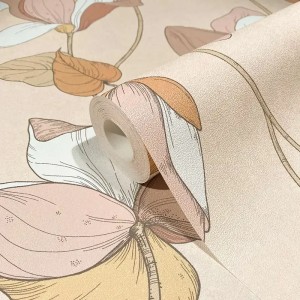 Marburg|Papier Peint plantes grimpantes blanc, beige et vert|Papier Peint