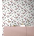 Marburg|Wallpaper climbing plants white, beige, and green|Wallpaper