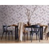 Marburg|Florale Tapete Kletterpflanzen Grau und Braun|Romantisch