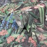 Marburg|Rustic wallpaper with wildflowers in green and black|Rustic