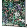 Marburg|Rustic wallpaper with wildflowers in green and black|Rustic