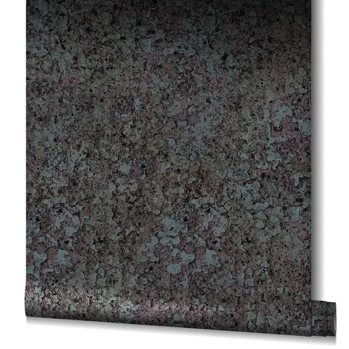 Marburg|Papel pintado rústico pared desconchada antracita|Industrial