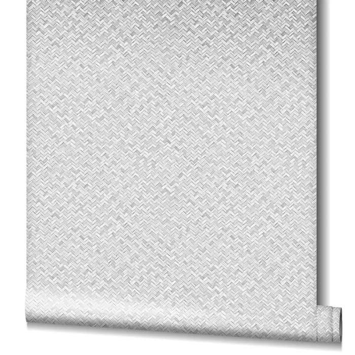 Marburg|Papel pintado japandi mimbre trenzado gris|Imitacion Rafia