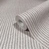 Marburg|Japandi braided jute wallpaper in grey and beige|Raffia Imitation