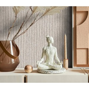 Casamance|Wallpaper natural fibers imitation raffia green and brown|Raffia Imitation 2