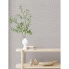 Marburg|Japandi crochet textile wallpaper in grey|Fabric Imitation