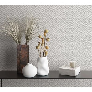 As Creation|Wallpaper realistic brown fabric effect|Fabric Imitation 2