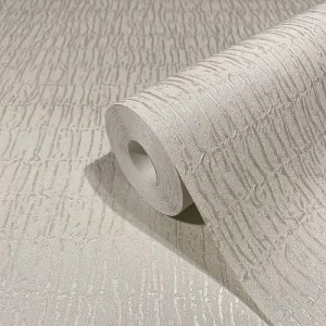 Marburg|Papier peint moderne faux uni métallisé grège|Minimaliste