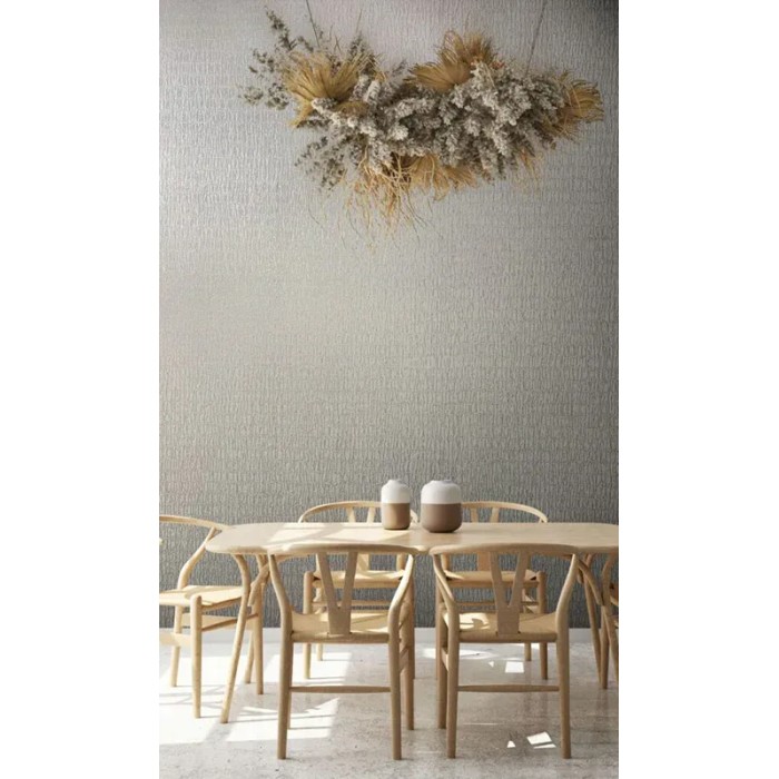 Marburg|Modern faux plain metallic wallpaper in greige|Minimalist