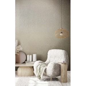 Casadeco|Textured beige linen wallpaper|Contemporary 2