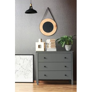 Marburg|Modern faux plain metallic wallpaper in greige|Minimalist 2