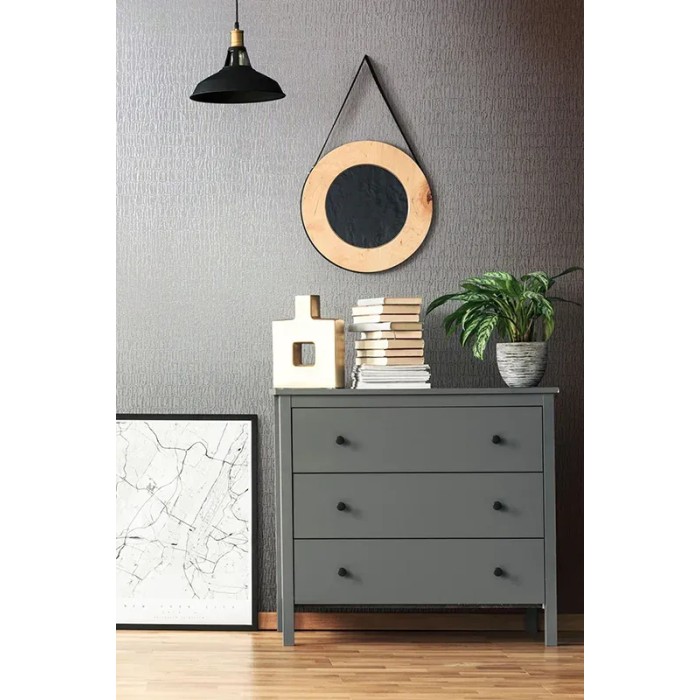 Marburg|Wallpaper faux plain silver metallic gray|Wallpaper