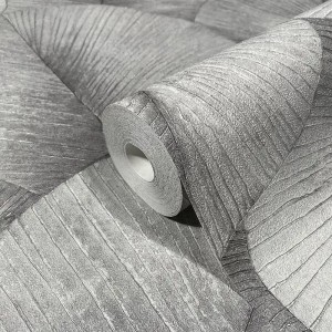 Marburg|Papier Peint floral beige à grandes feuilles 3D|Moderne