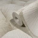Marburg|Papier Peint floral beige à grandes feuilles 3D|Moderne