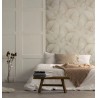 Marburg|Tapete floral beige große 3D-Blätter|Modern