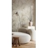 Marburg|Tapete floral beige große 3D-Blätter|Modern