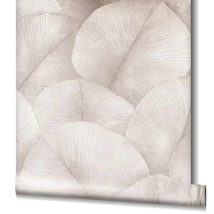 Marburg|Papier peint japandi grandes feuilles rose|Romantique