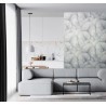 Marburg|Oriental wallpaper with large bluish-grey leaves|Oriental