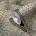 Marburg|Oriental wallpaper with large golden leaves|Modern