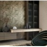 Marburg|Oriental wallpaper with large golden leaves|Modern