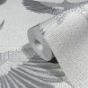 Marburg|Contemporary crane wallpaper in grey|Contemporary