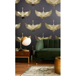 Casadeco|Papier peint floral oriental magnolias japonaises beiges|Oriental 2
