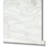Marburg|Papier Peint abstrait forme de vagues blanc|Contemporain
