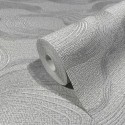 Marburg|Papel pintado moderno gris plata abstracto|Contemporáneo