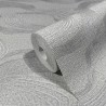 Marburg|Papier peint moderne gris argent abstrait|Contemporain