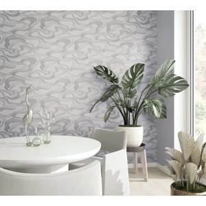 Casadeco|Papier peint floral style zen bambou vert|Oriental 2