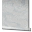 Marburg|Papel pintado moderno gris plata abstracto|Contemporáneo