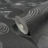 Marburg|Oriental wallpaper in black and silver|Contemporary