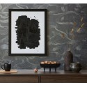 Marburg|Oriental wallpaper in black and silver|Contemporary