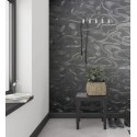 Marburg|Oriental wallpaper in black and silver|Contemporary