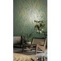Marburg|Wallpaper golden and green bamboo leaves|Wallpaper