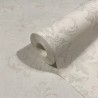 Marburg|Papier peint damas blanc ornements baroques|Damas