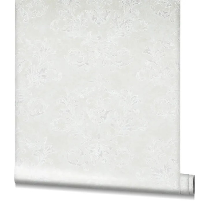 Papel pintado damasco beige ornamentos - Marburg Habitat 34011