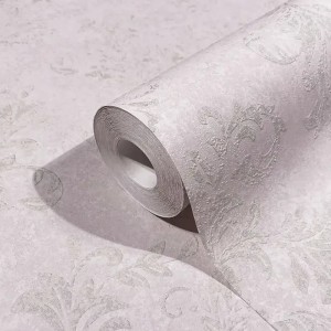 Grandeco|Ornamental damask green classic style wallpaper|Damask