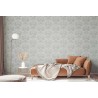 Marburg|Baroque style damask wallpaper in grey|Damask