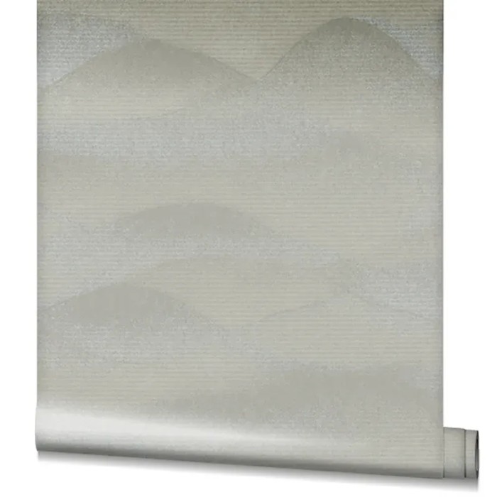Marburg|Papier Peint style oriental collines asiatiques gris|Papier Peint