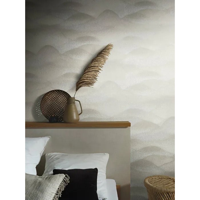 Marburg|Tapete orientalischer Stil asiatische graue Hügel|Tapeten