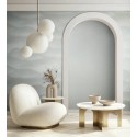 Marburg|Oriental wallpaper with Asian hills in grey|Contemporary