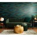 Marburg|Papier Peint style oriental collines asiatiques turquoise|Abstrait