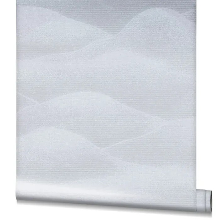 Papel pintado oriental colinas asiáticas gris - Marburg Habitat 34020