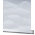 Marburg|Oriental wallpaper with Asian hills in grey|Oriental