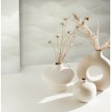 Marburg|Oriental wallpaper with Japanese hills in beige|Abstract