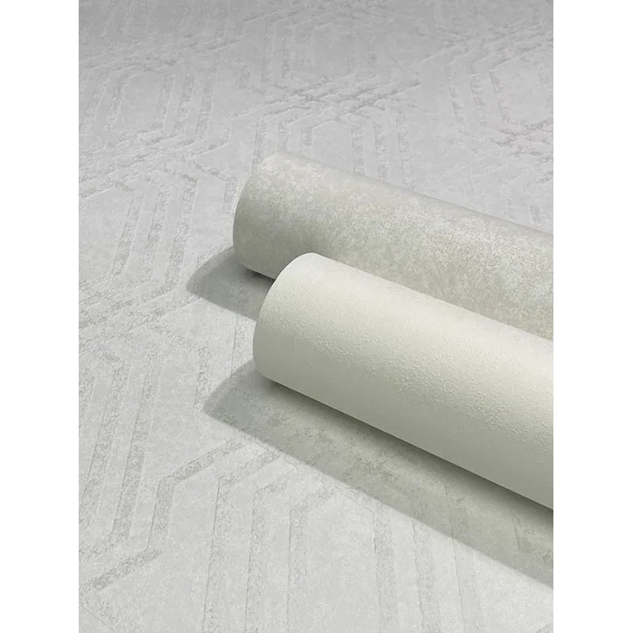 Marburg|Papel pintado patrón enrejado blanco|Contemporáneo