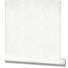 Marburg|White lattice pattern wallpaper|Contemporary